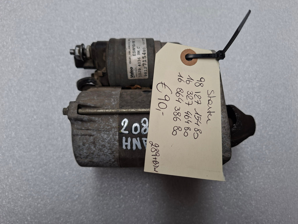 Startmotor Peugeot 208 fase 1 HNP EB2ADT 1.2 PureTech OEM 9812715480