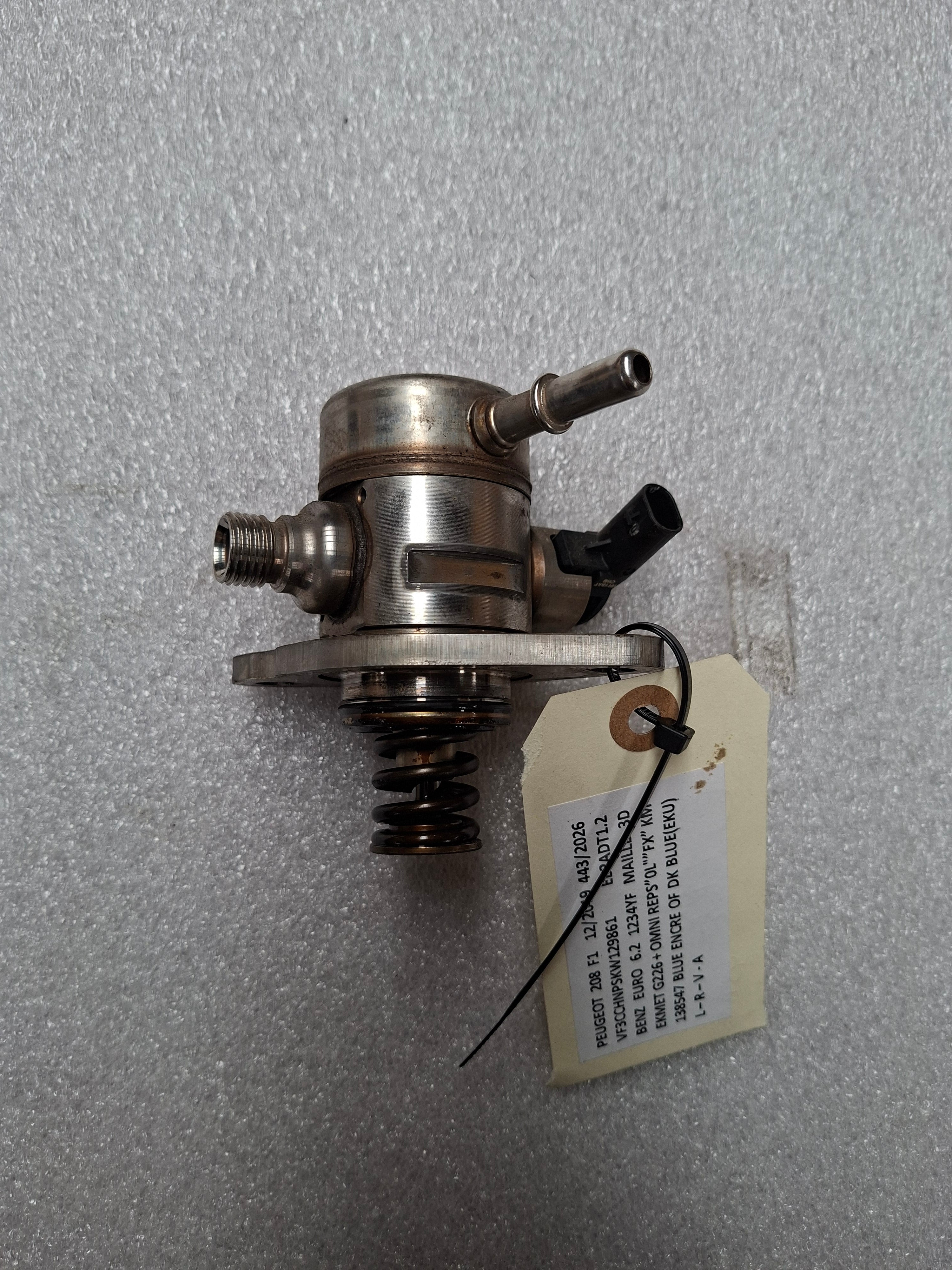 Originele hogedruk brandstofpomp Peugeot 208 Fase 1 1.2 PureTech motorcode EB2ADT