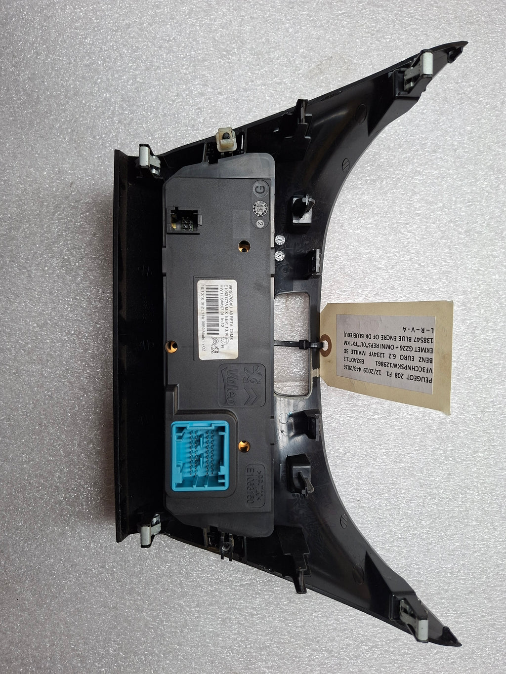 Origineel HVAC bedieningspaneel verwarming airco Peugeot 208 Fase 1