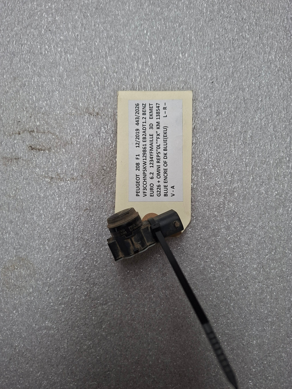 Originele PDC parkeersensor Peugeot 208 Fase 1