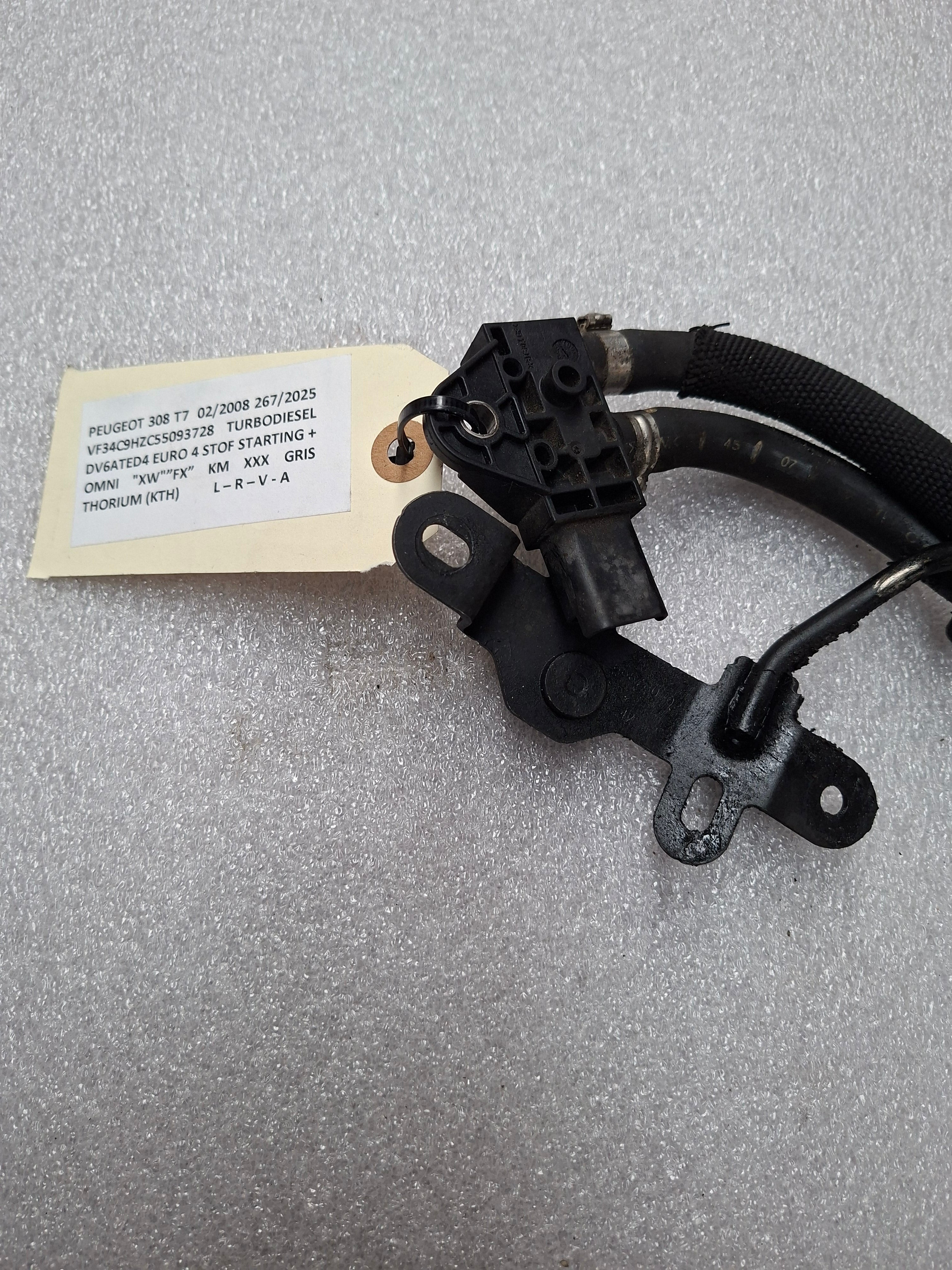 Originele tweedehands FAP-sensor Peugeot 308 T7 1.6 HDi diesel - motorcode DV6TED4 - OEM (1618 Z9)