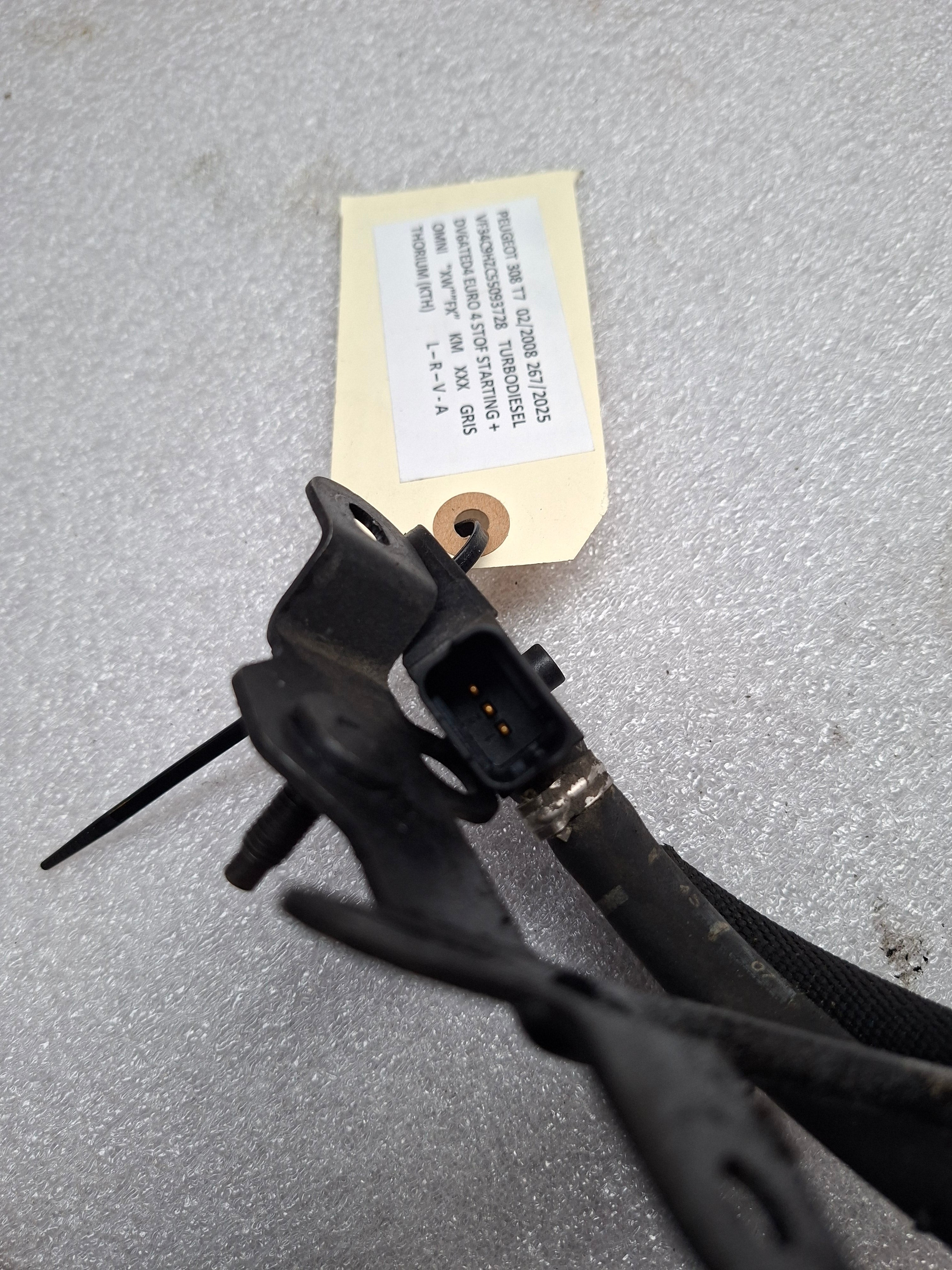 Originele tweedehands FAP-sensor Peugeot 308 T7 1.6 HDi diesel - motorcode DV6TED4 - OEM (1618 Z9)