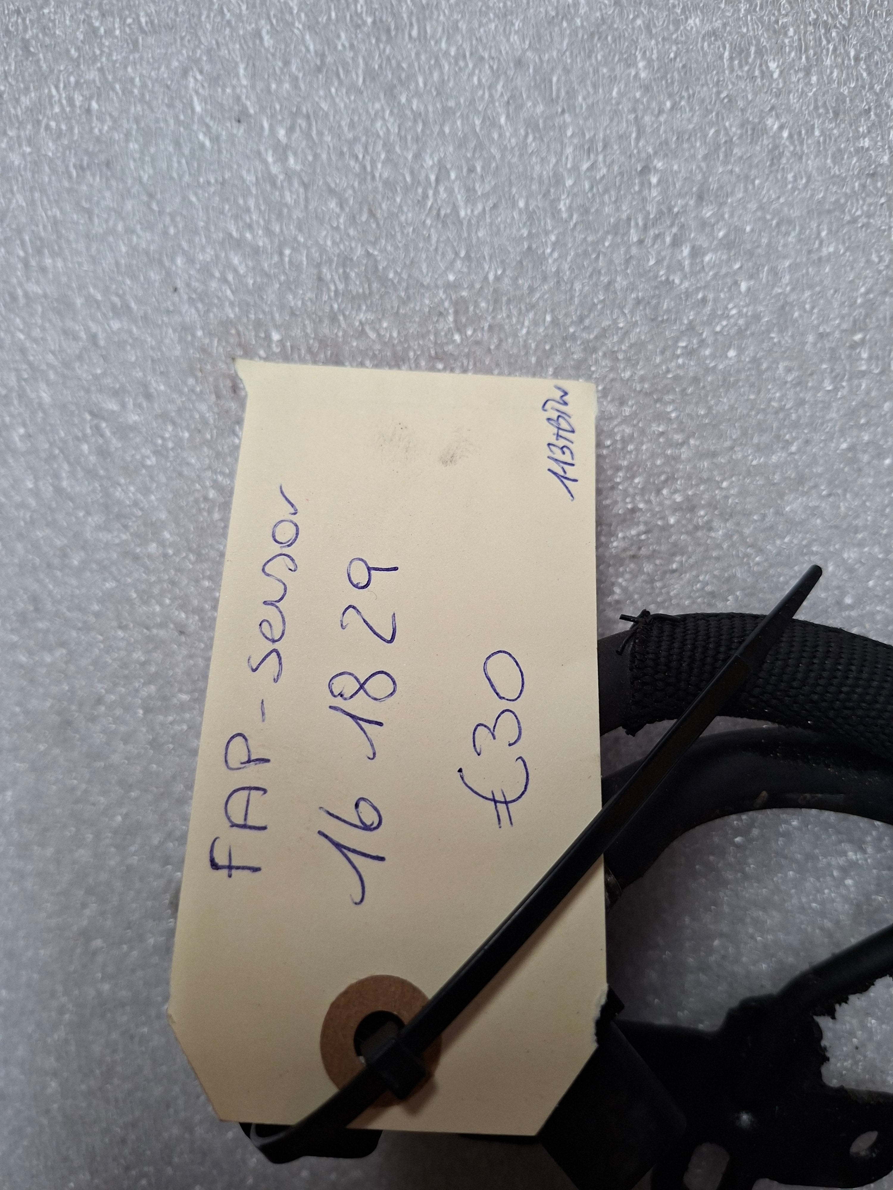 Originele tweedehands FAP-sensor Peugeot 308 T7 1.6 HDi diesel - motorcode DV6TED4 - OEM (1618 Z9)