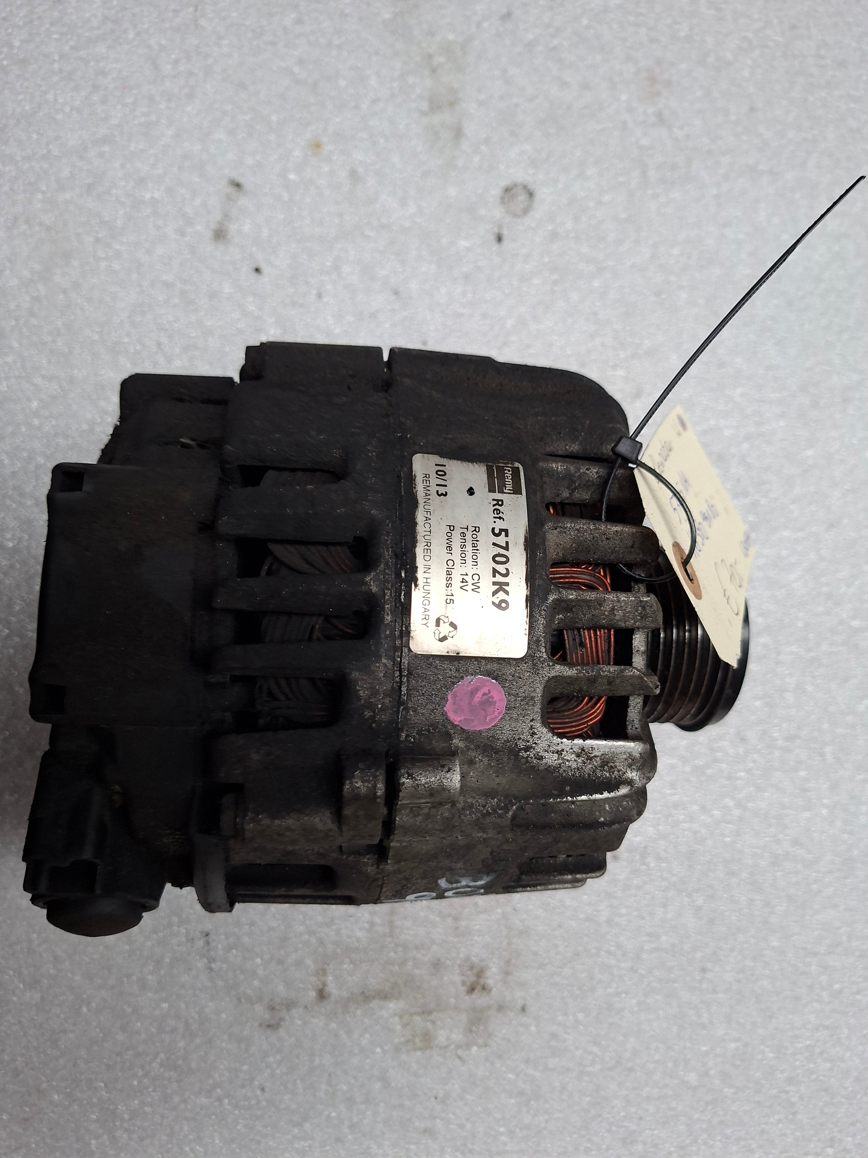 Originele tweedehands alternator Peugeot 308 T7 1.6 HDi - motorcode DV6TED4 - OEM (5705 NH / 16 380 951 80)