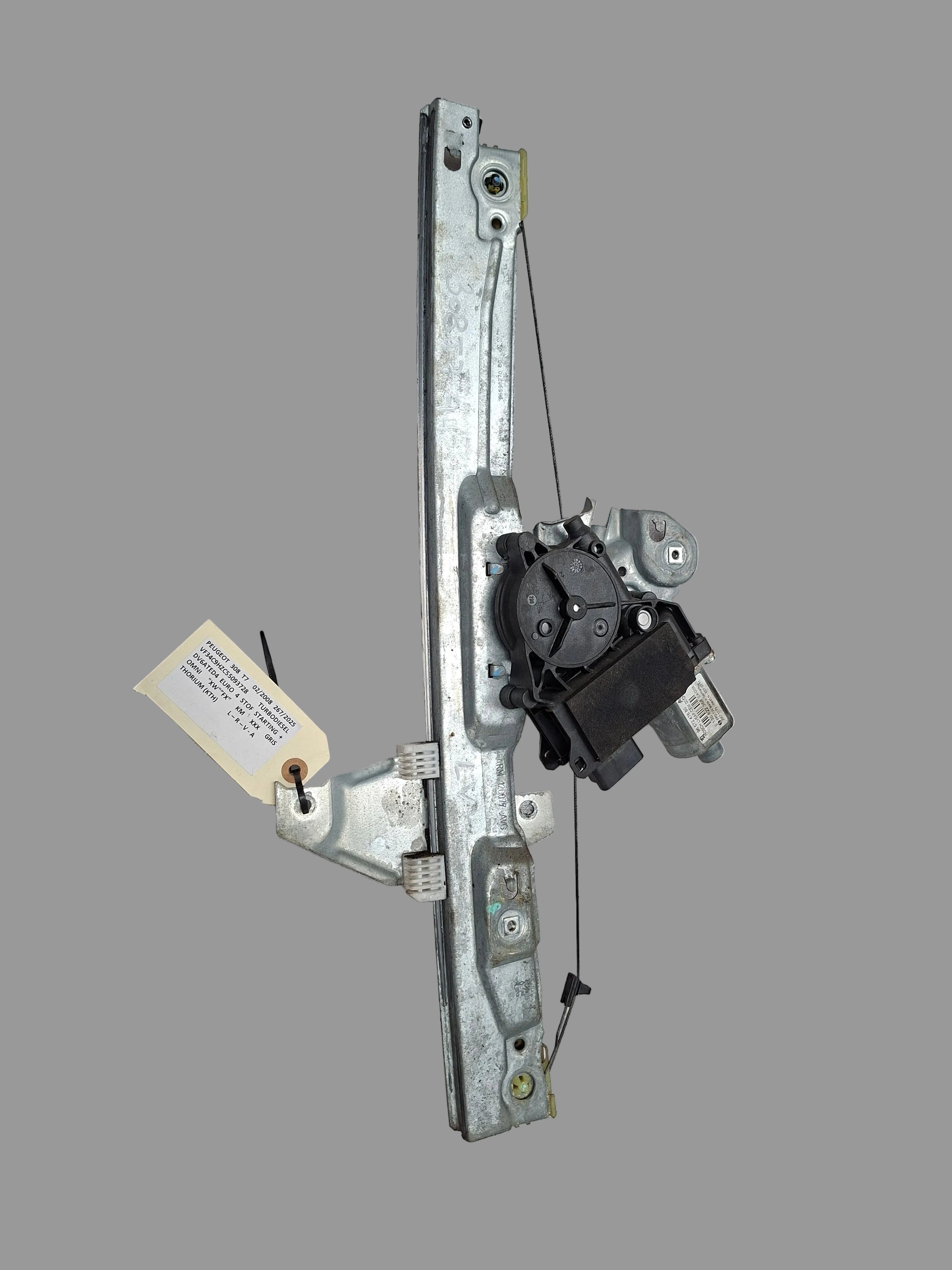 Origineel tweedehands raammechanisme linksvoor Peugeot 308 T7 - OEM (9221 CW)