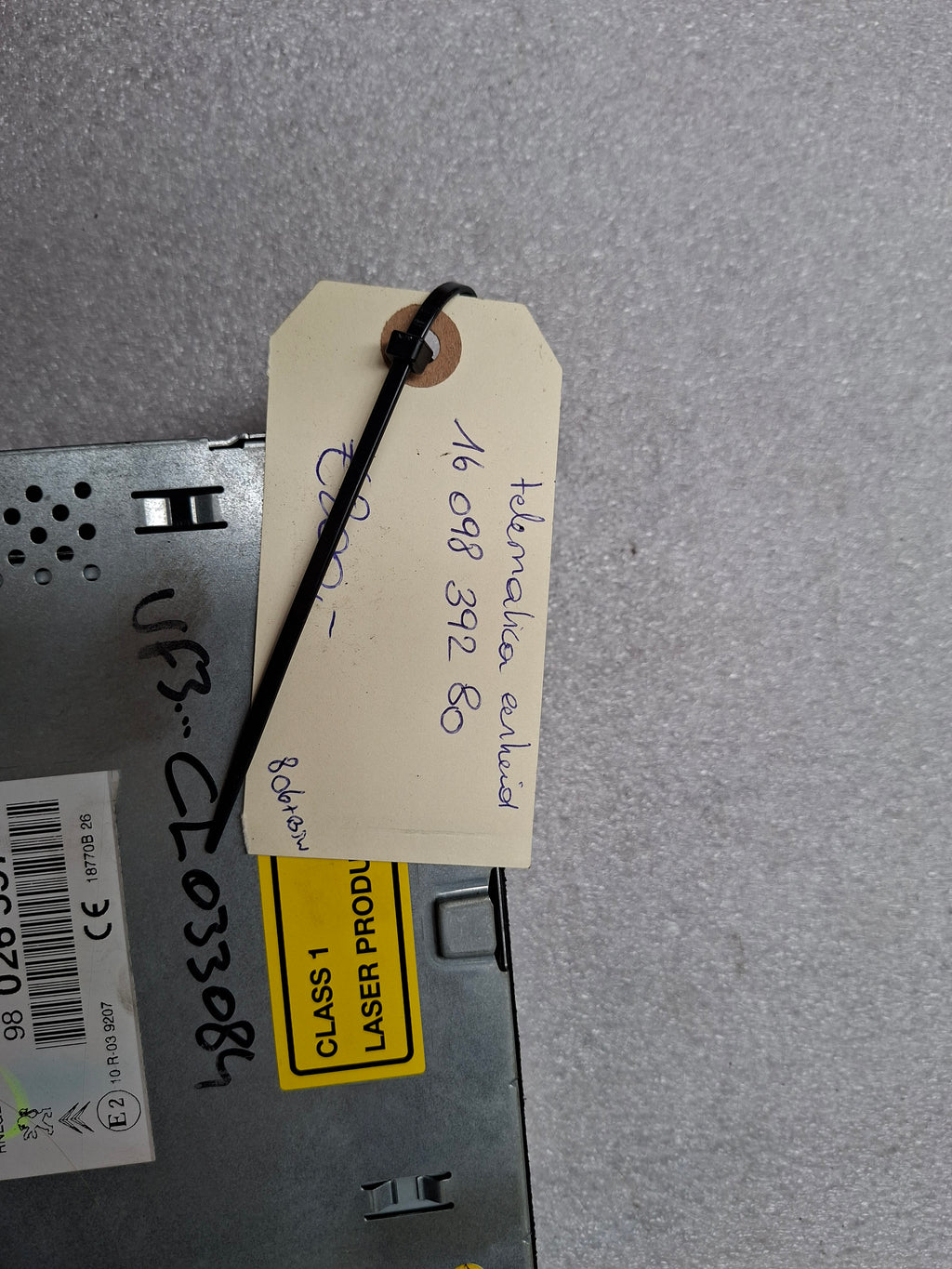 Tweedehands originele telematica-eenheid Peugeot 508 Fase 1 – OEM 16 098 392 80