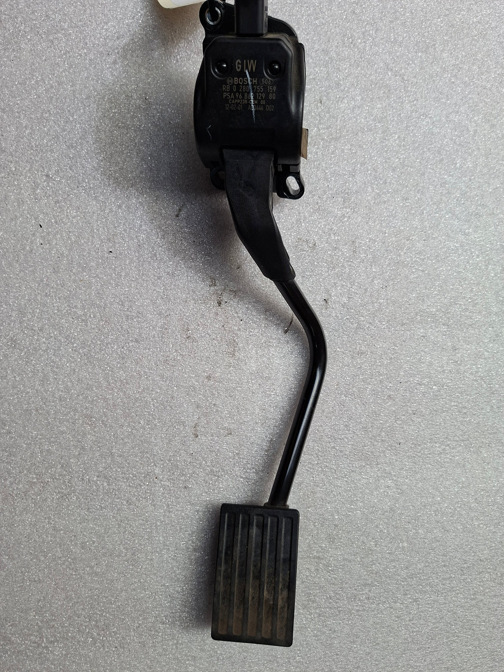 Tweedehands origineel gaspedaal Peugeot 508 Fase 1 berline – OEM 1601 EP