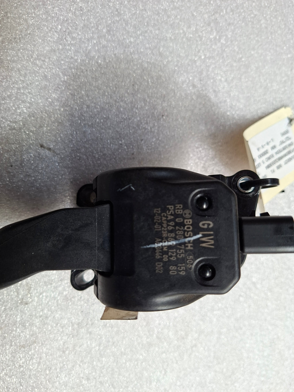 Tweedehands origineel gaspedaal Peugeot 508 Fase 1 berline – OEM 1601 EP