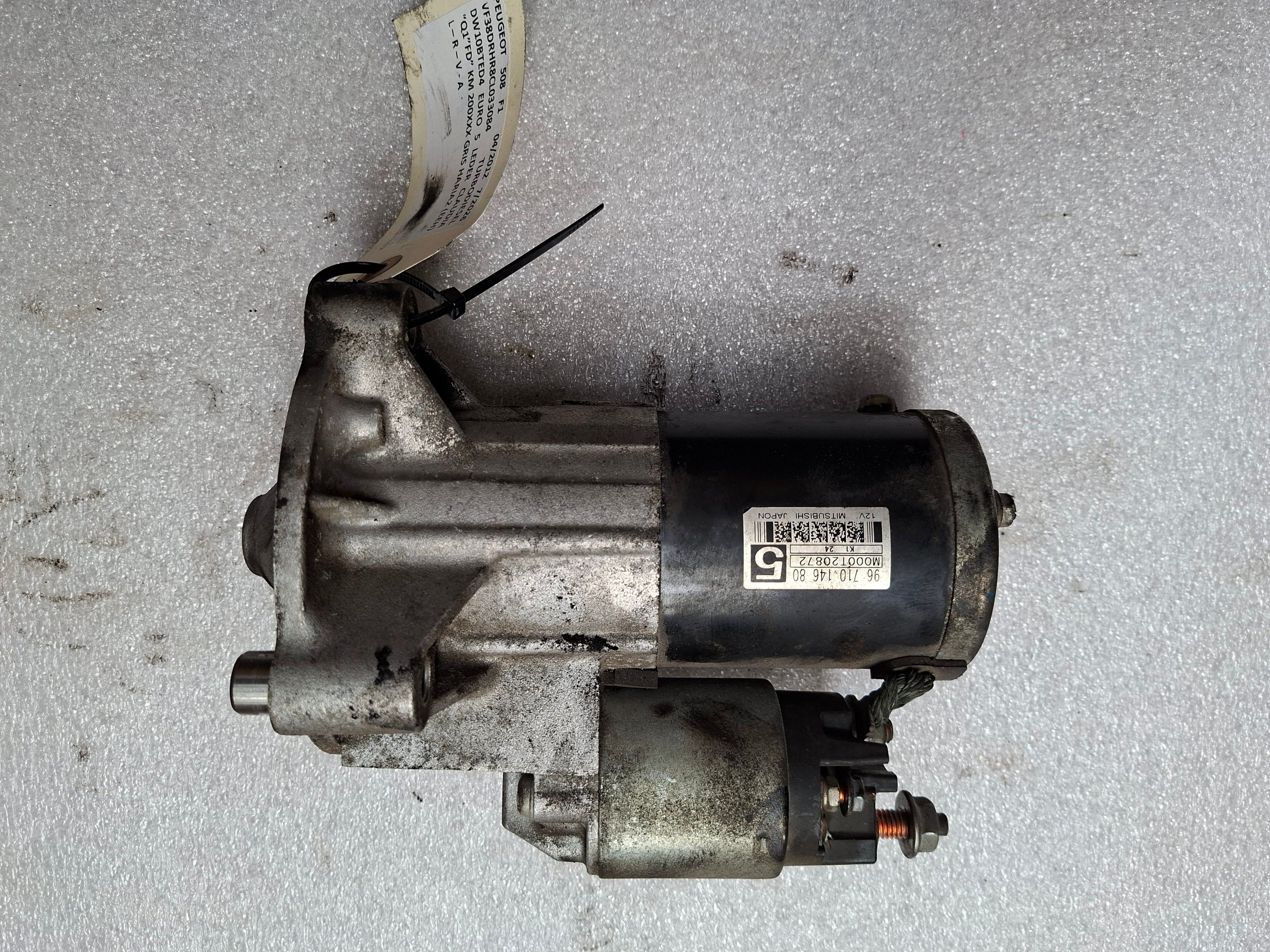 startmotor Peugeot 508 fase 1 2.0 HDi DW10BTED4 - OEM 5802 FS / 98 270 071 80