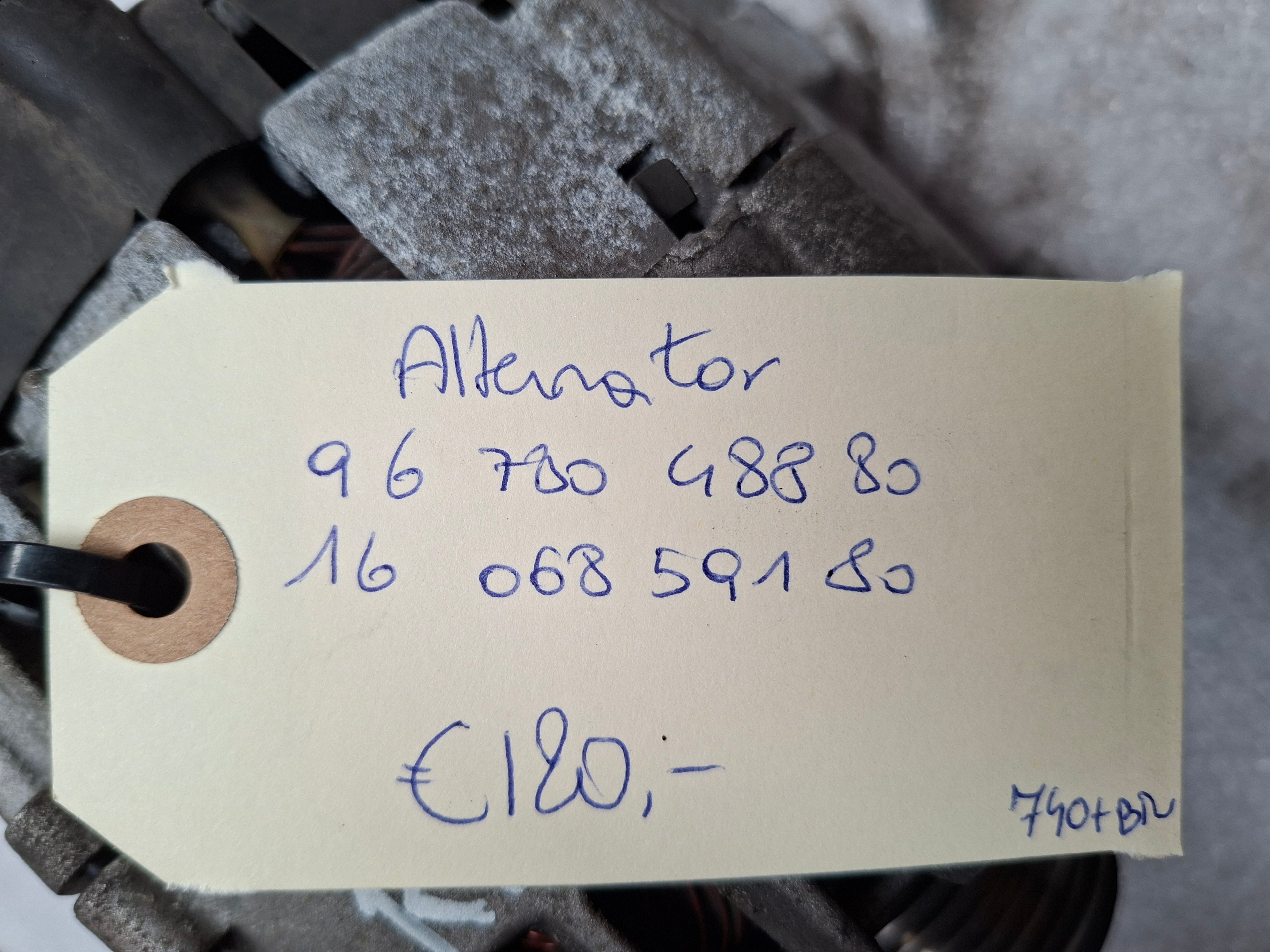 **`alternator Peugeot 508 fase 1 2.0 HDi DW10BTED4 - OEM 96 780 488 80 / 16 068 591 80`**
