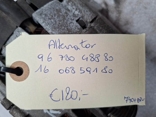 **`alternator Peugeot 508 fase 1 2.0 HDi DW10BTED4 - OEM 96 780 488 80 / 16 068 591 80`**