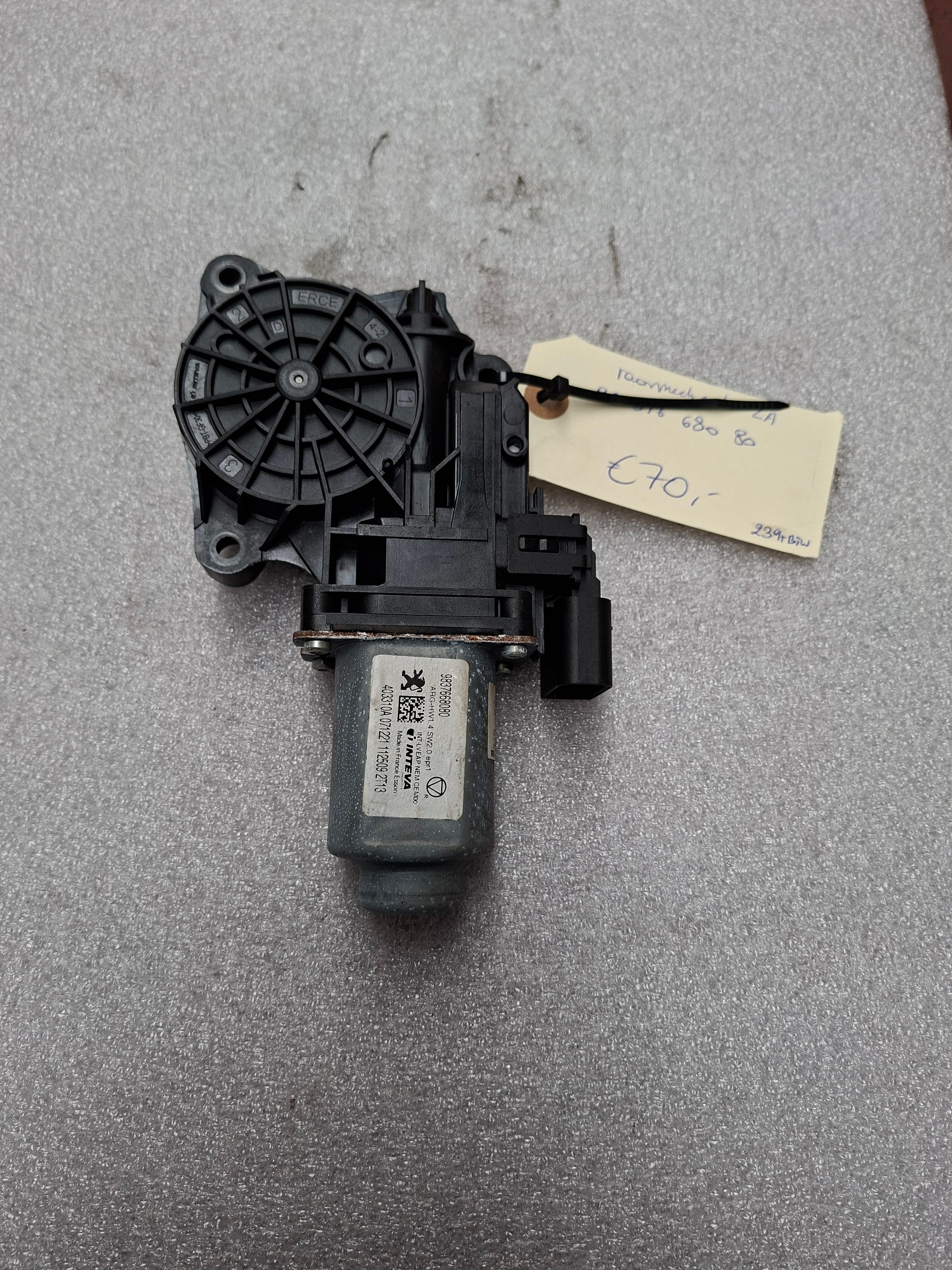 raammotor linksachter Peugeot 508 R8 - OEM 98 376 680 80
