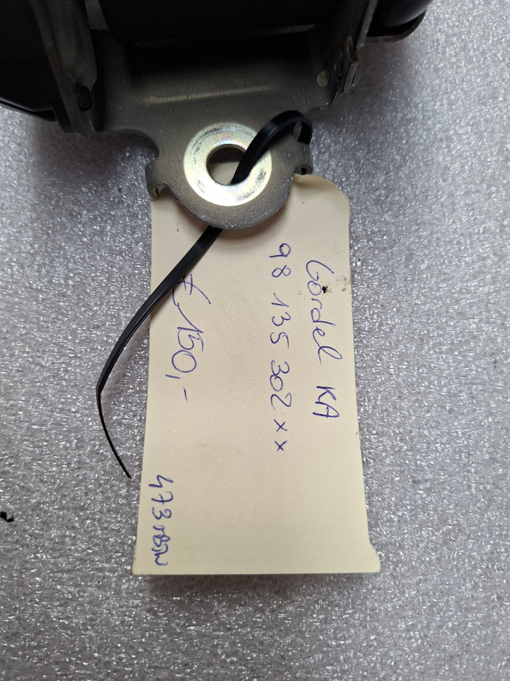 veiligheidsgordel rechtsachter Peugeot 508 R8 - OEM 98 135 302 XX