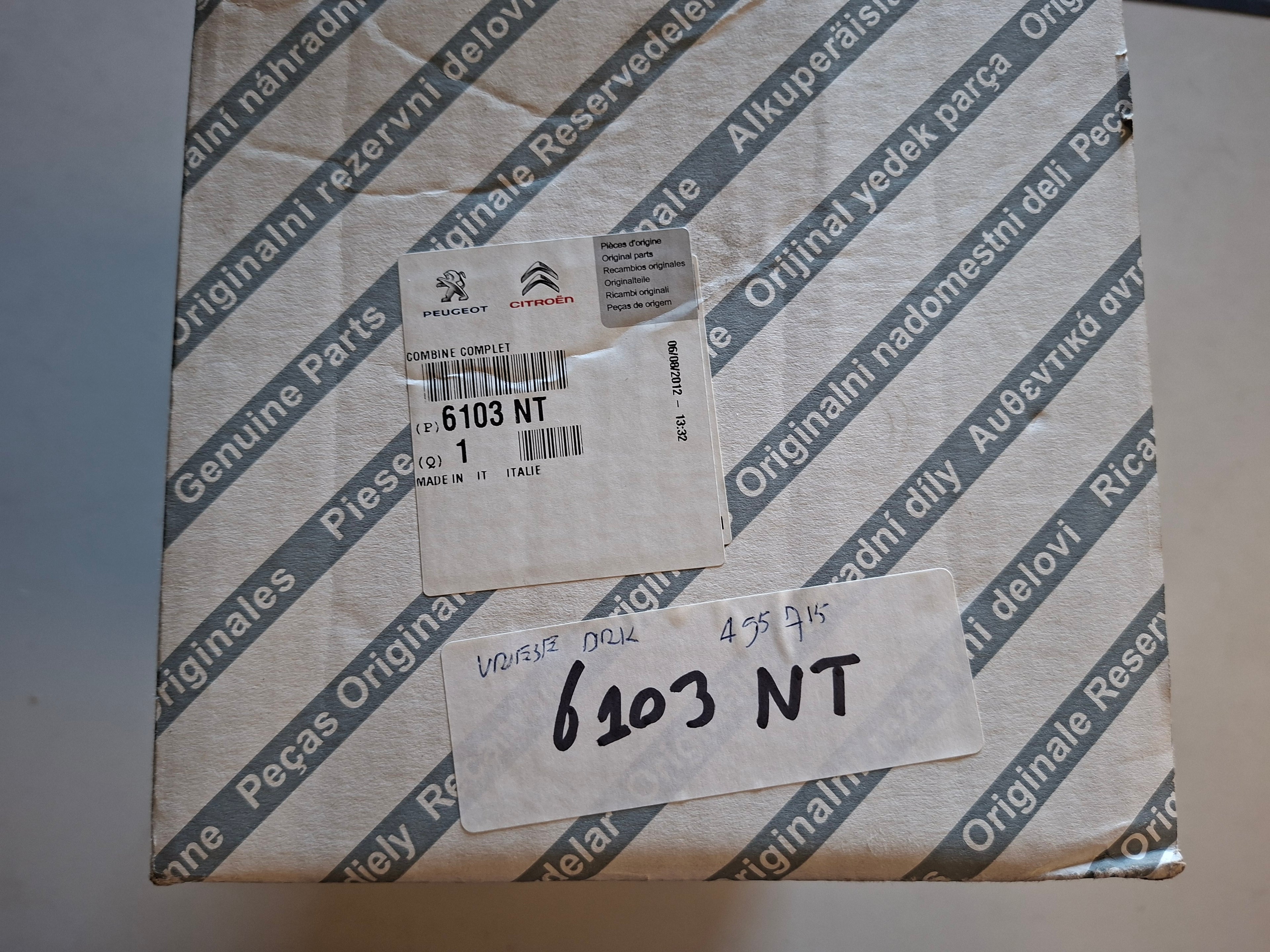 kilometerteller boxer 3 (6103 NT)