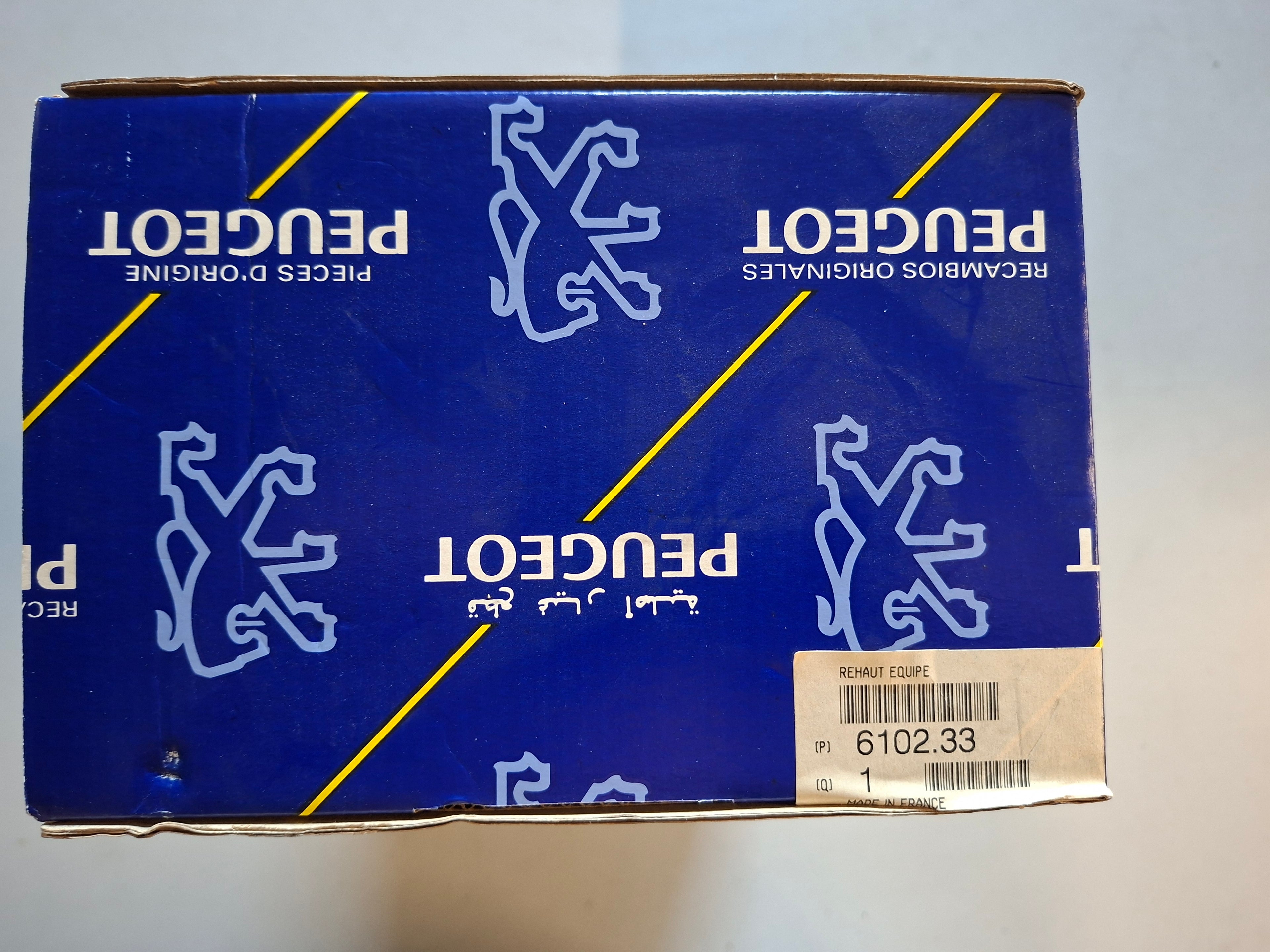 kilometerteller glas 306 (6102 33)