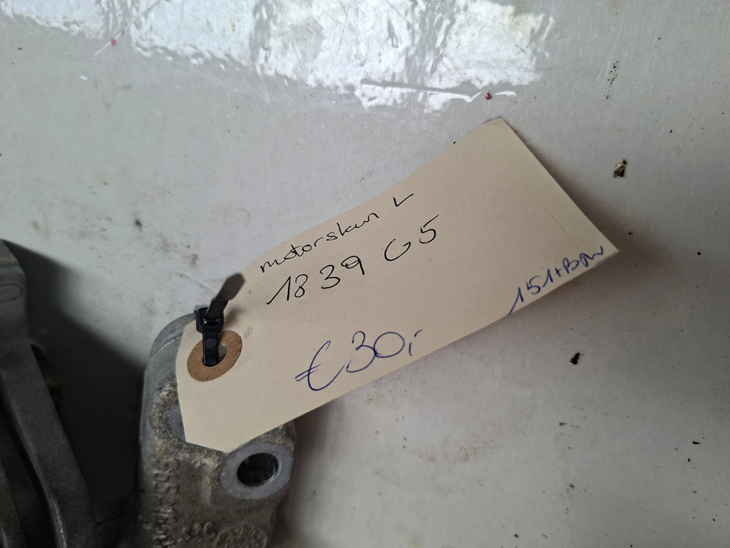 Originele motorsteun van een Peugeot 207 CC (OEM 1839 G5), bouwjaar 2009

