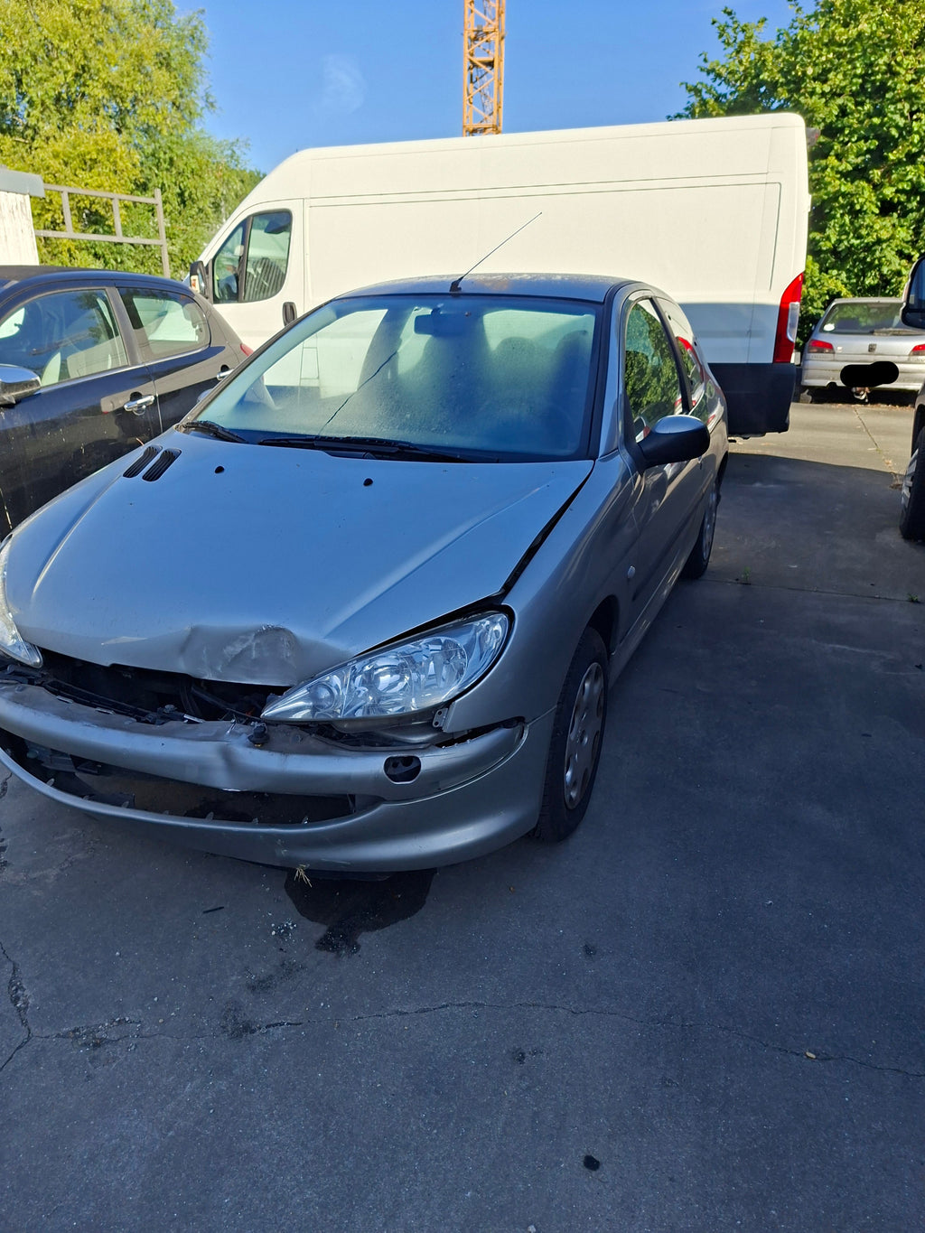 PEUGEOT 206 LICHT GRIJS