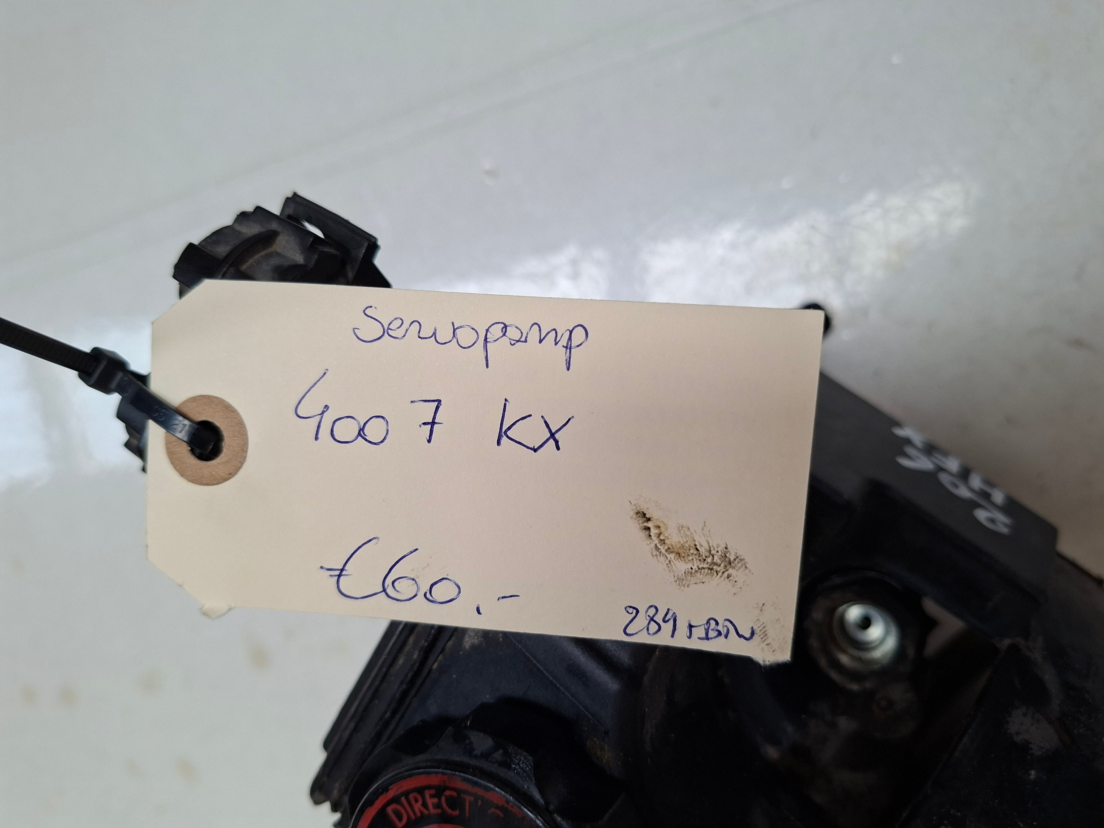 Originele servopomp van een Peugeot 206 (OEM 4007 KX), bouwjaar 2005