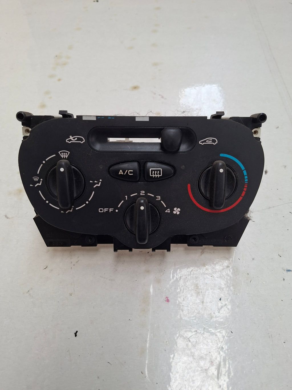 Bedieningspaneel airco / verwarming Peugeot 206