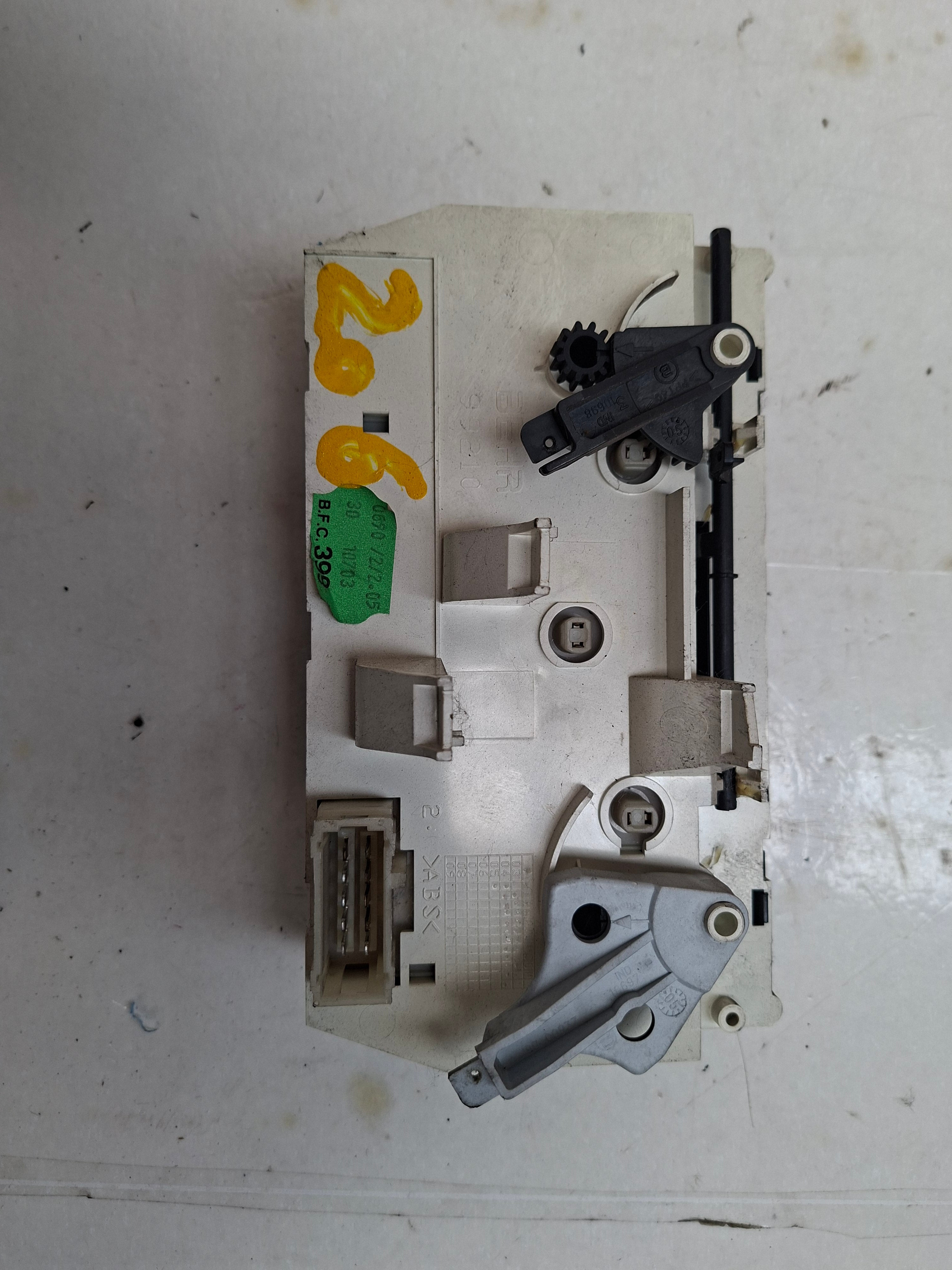Bedieningspaneel airco / verwarming Peugeot 206