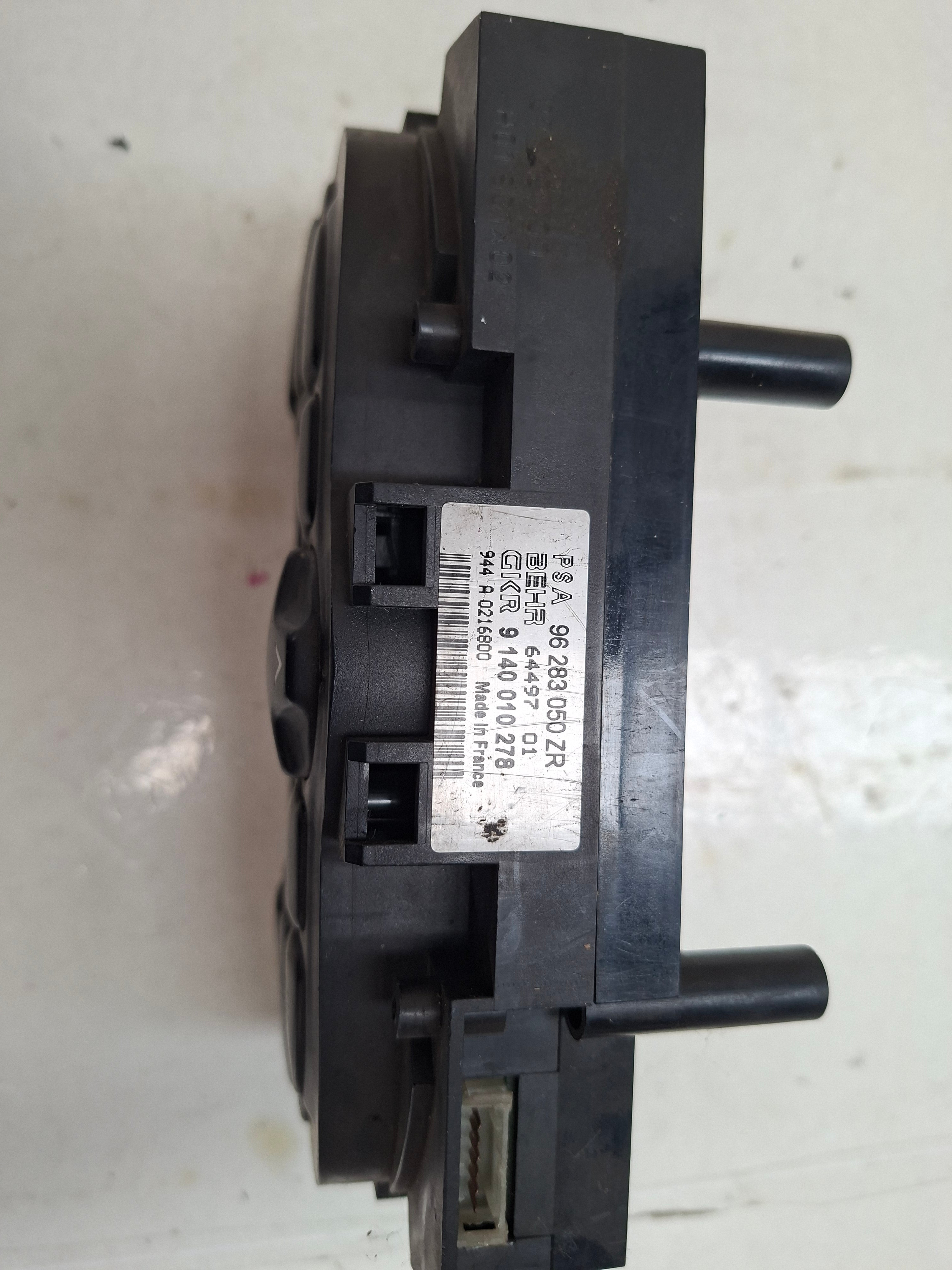 Bedieningpaneel airco / verwarming Peugeot 206