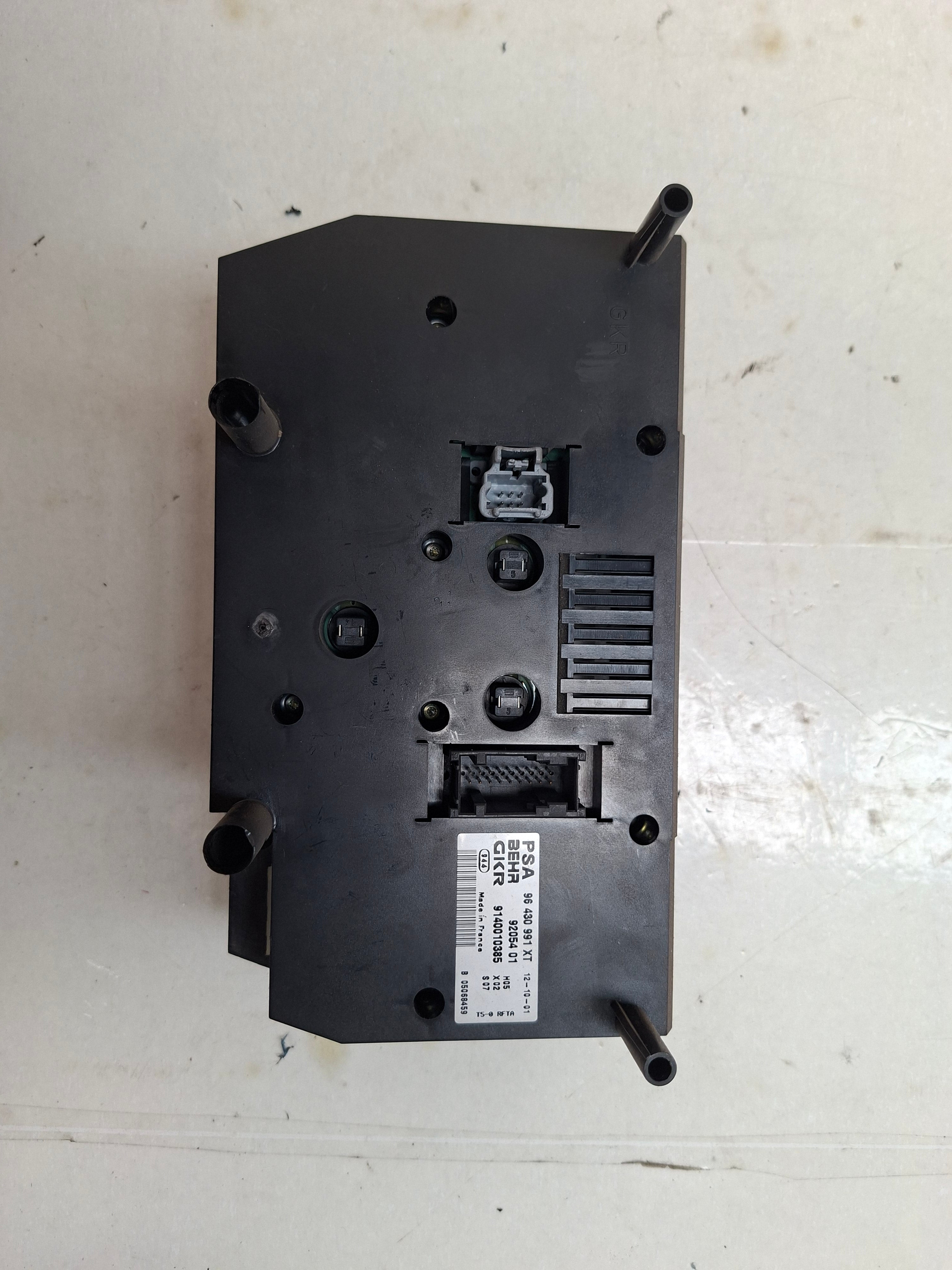 Bedieningspaneel airco / verwarming Peugeot 206 / 307