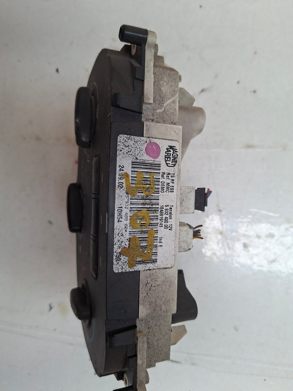Bedieningspaneel manueel airco / verwarming Peugeot 307