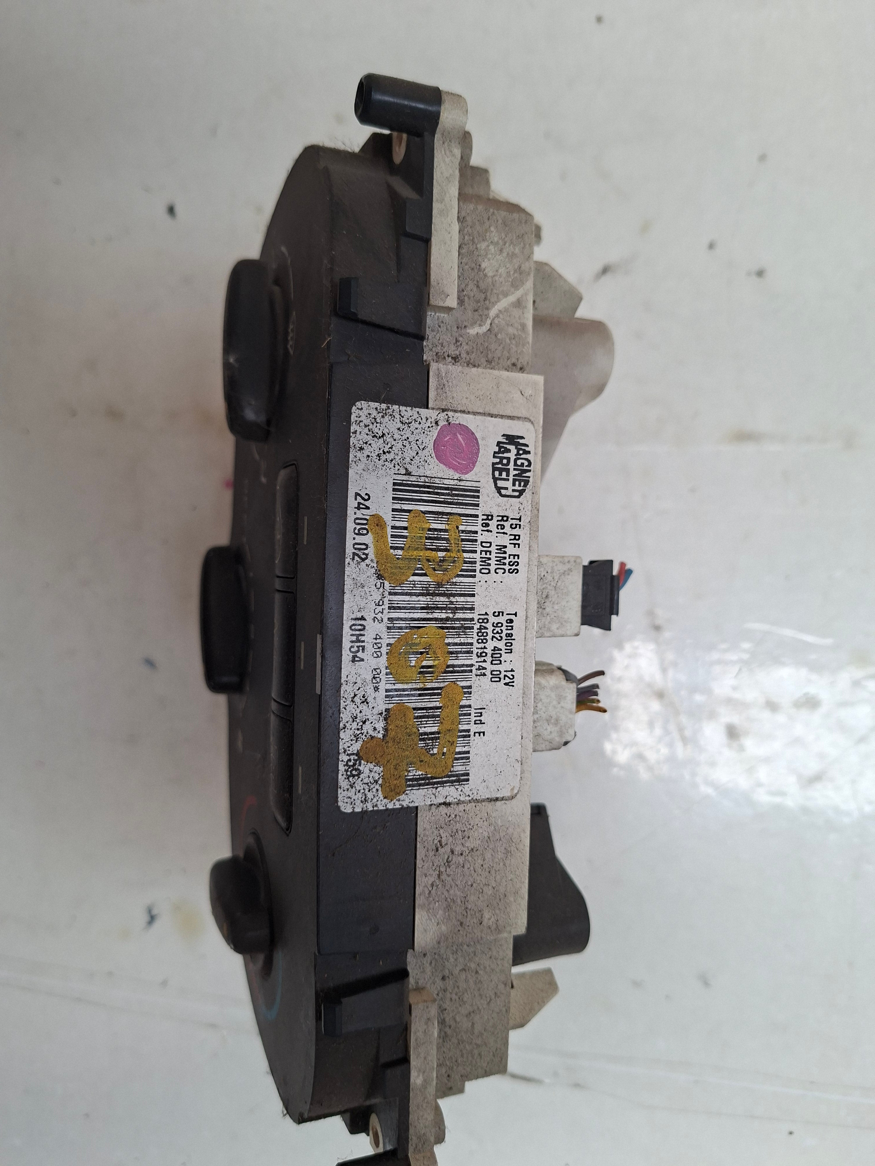 Bedieningspaneel manueel airco / verwarming Peugeot 307