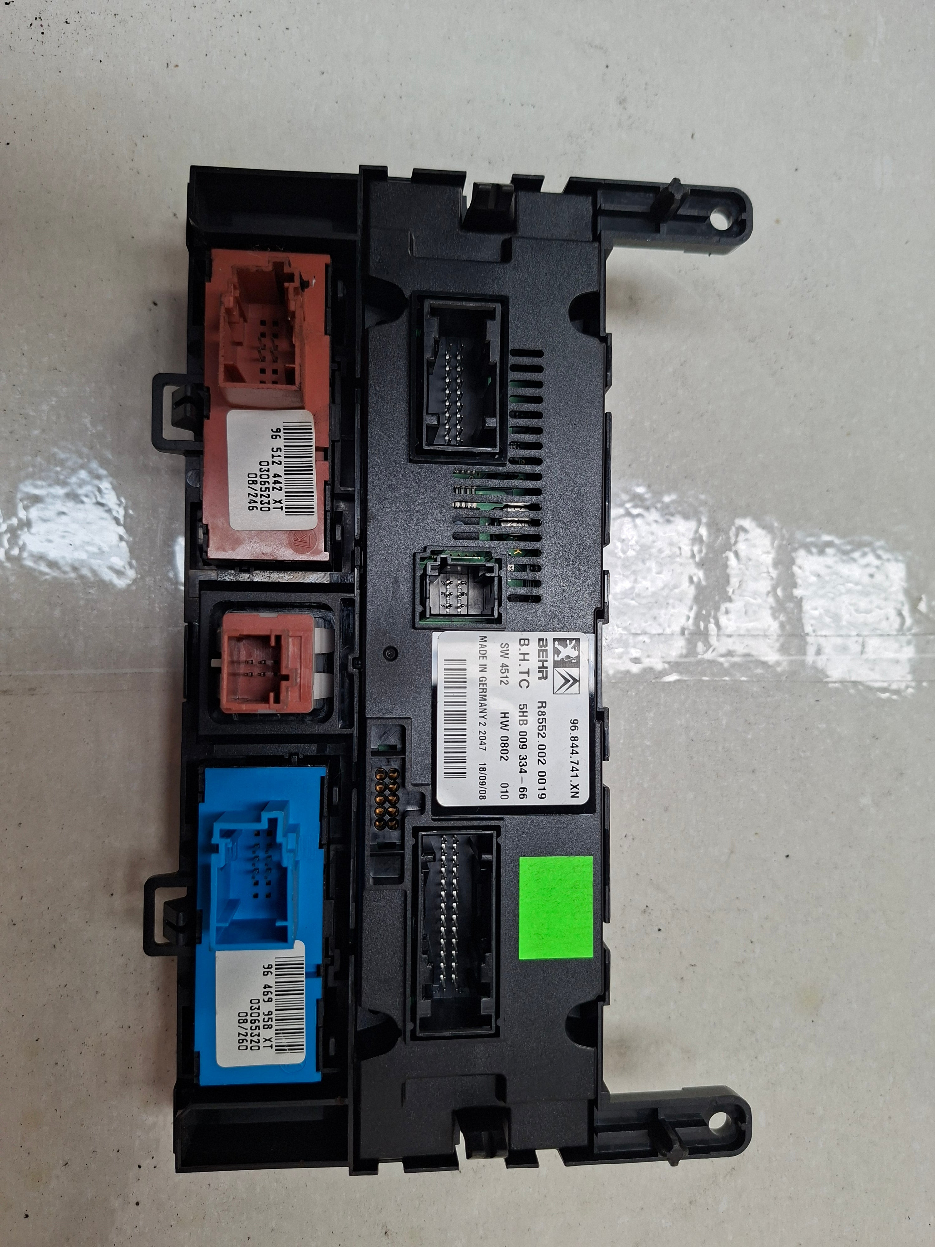 Bedieningspaneel verwarming Peugeot 407