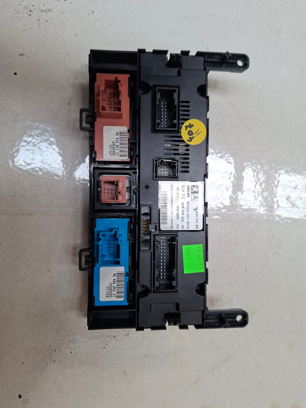 Bedieningspaneel verwarming Peugeot 407