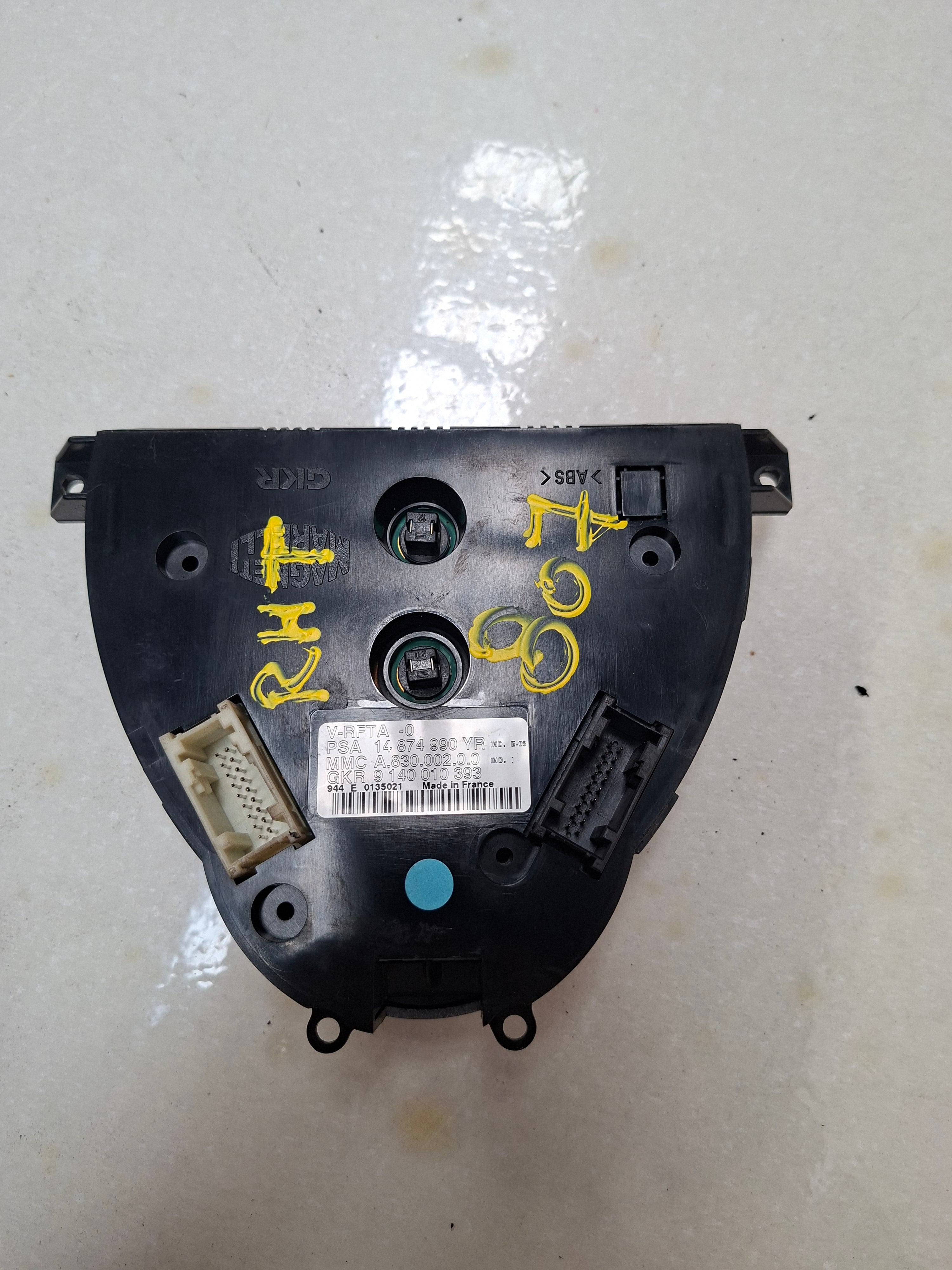 Bedieningspaneel airco / verwarming Peugeot 807