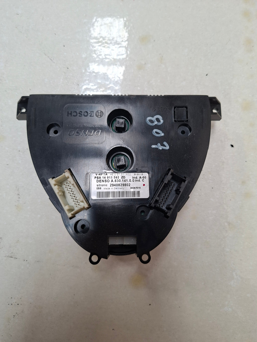 Bedieningspaneel airco / verwarming Peugeot 807
