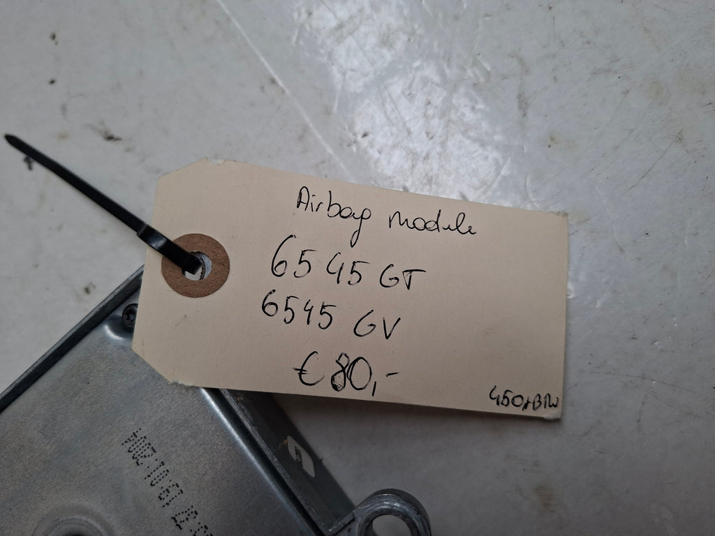 Originele airbagmodule van een Peugeot 206 (OEM 6545 GT / 6545 GV), bouwjaar 2004