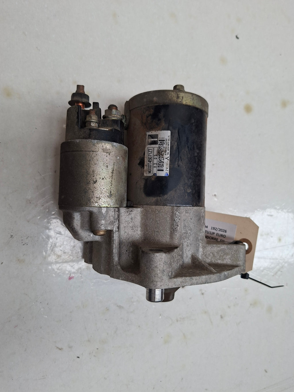 Originele starter van een Peugeot 206 (OEM 5802 M9 / 5802 CR), bouwjaar 2004

