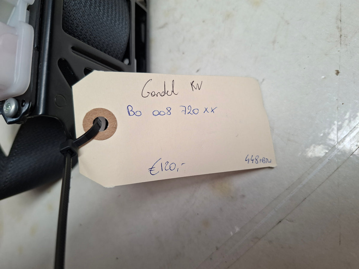 Originele veiligheidsgordel rechtsvoor van een Peugeot 108 (OEM B0 008 720 XX), bouwjaar 2019