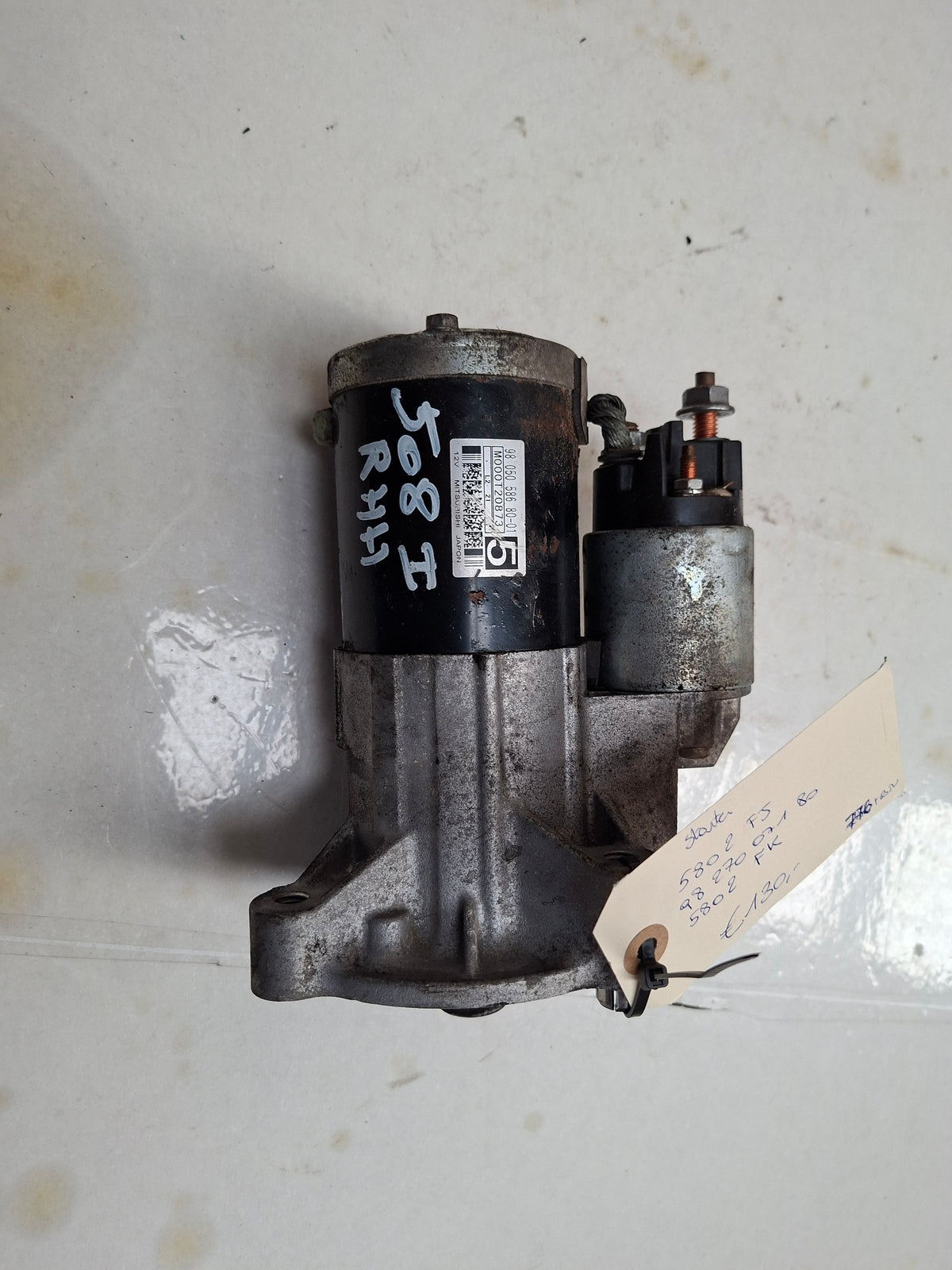 Originele starter van een Peugeot 508 Berline 2.0 HDi (OEM 5802 F5 / 98 270 071 80 / 5802 FK), bouwjaar 2013