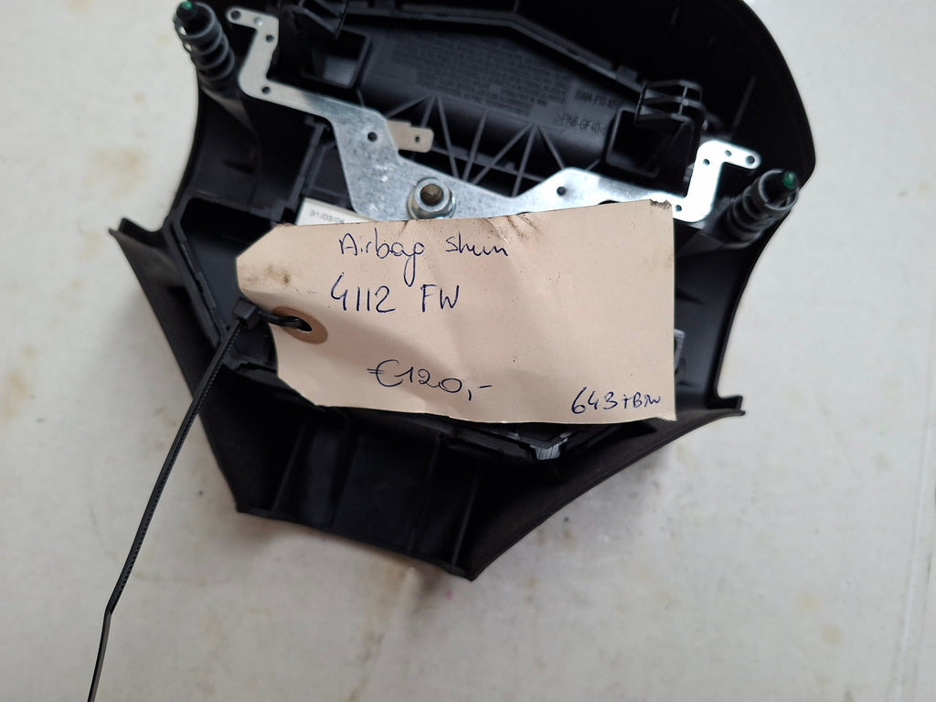 Originele stuurairbag van een Peugeot 206 (OEM 4112 FW), bouwjaar 2004
