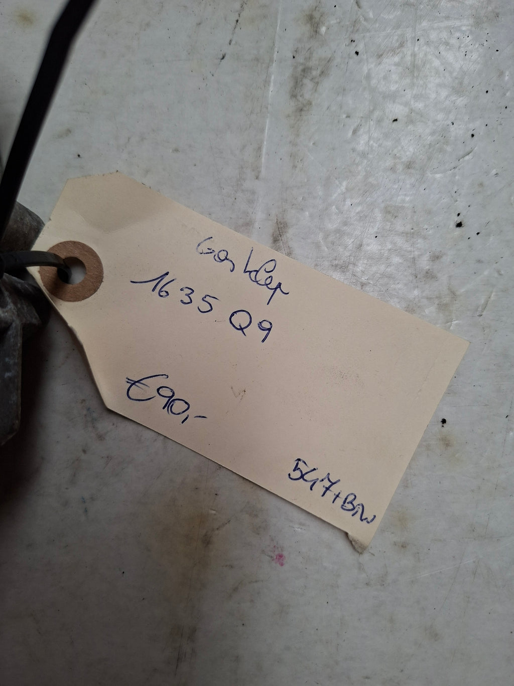 Originele gasklep van een Peugeot 206 (OEM 1635 Q9), bouwjaar 2004