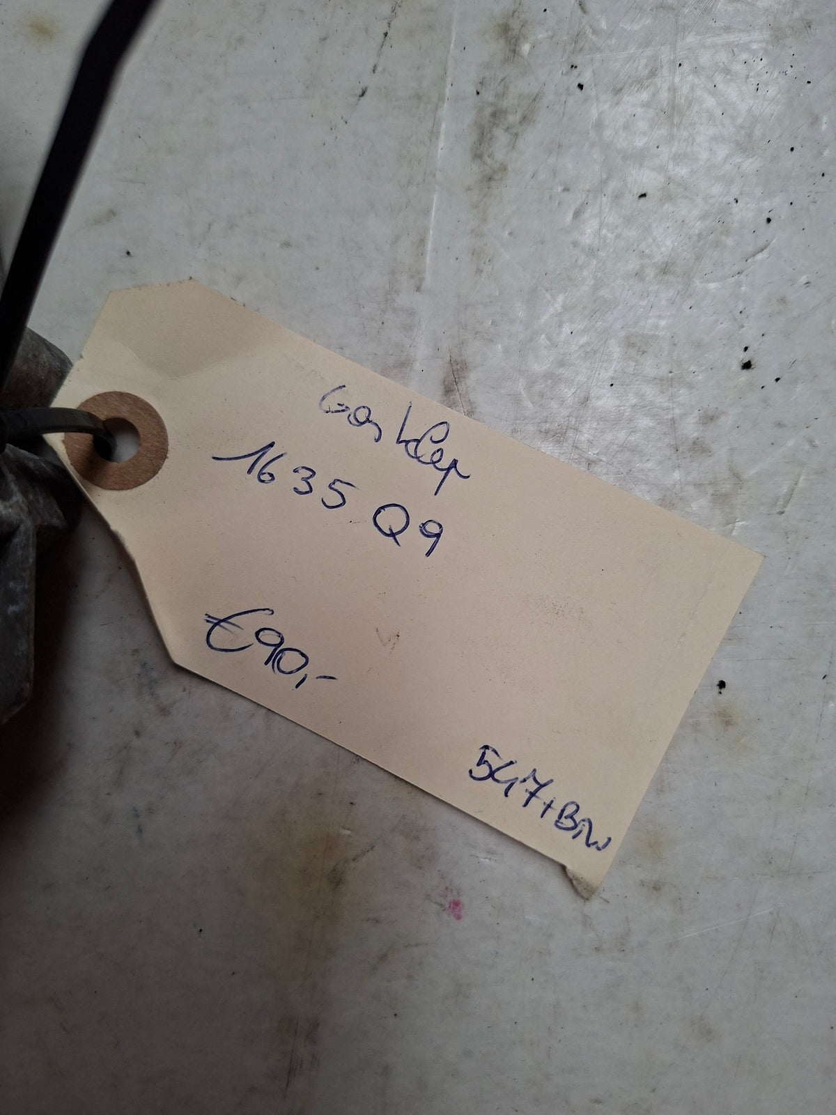 Originele gasklep van een Peugeot 206 (OEM 1635 Q9), bouwjaar 2004