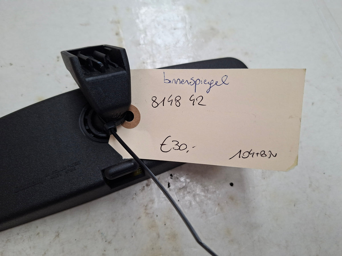 Originele binnenspiegel van een Peugeot 206 (OEM 8148 42), bouwjaar 2004