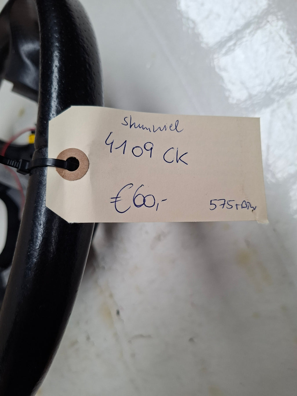 Origineel stuurwiel van een Peugeot 206 (OEM 4109 CK), bouwjaar 2004