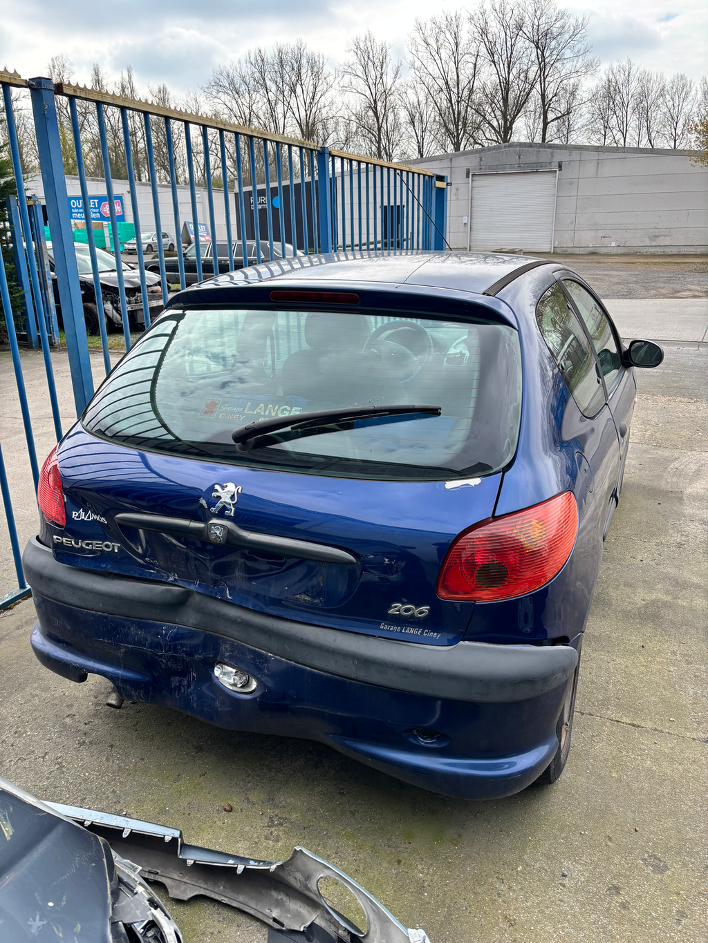 Peugeot 206 DK blauw