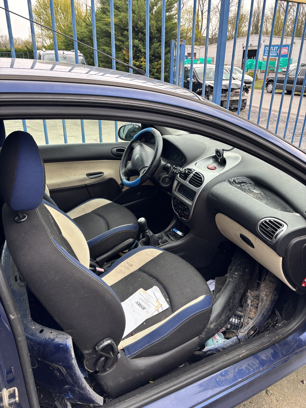 Peugeot 206 DK blauw