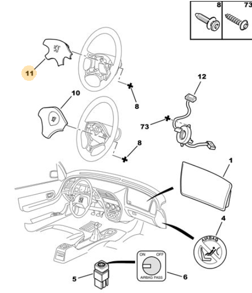 Airbag 306 (4112 AP)