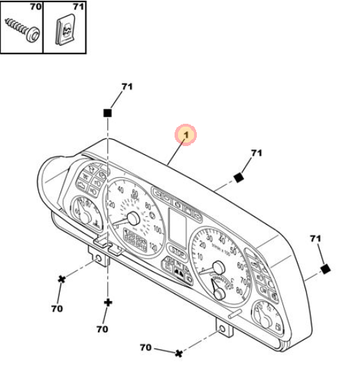 kilometerteller 306 (6104 Q1)