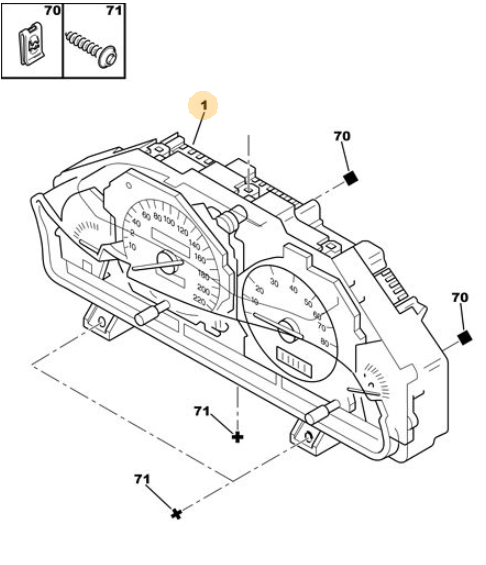 kilometerteller 106 (6101 Q4)