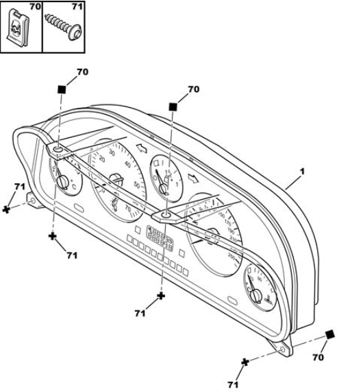 odometer 406 (6104 W8)