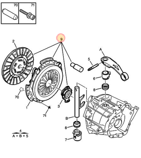 Koppelingsset Expert 1 & 2 U6 (2050 10 / 2051 66)